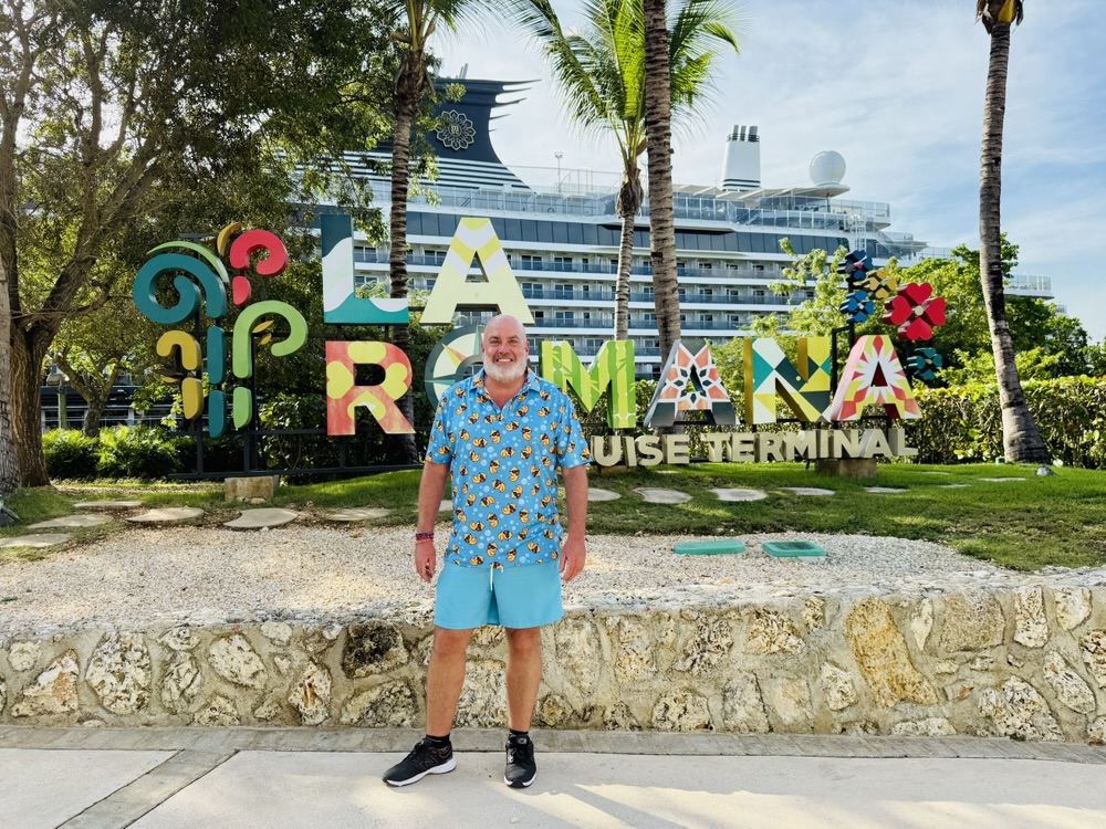 Me at La Romana Cruise Port on December 15, 2025