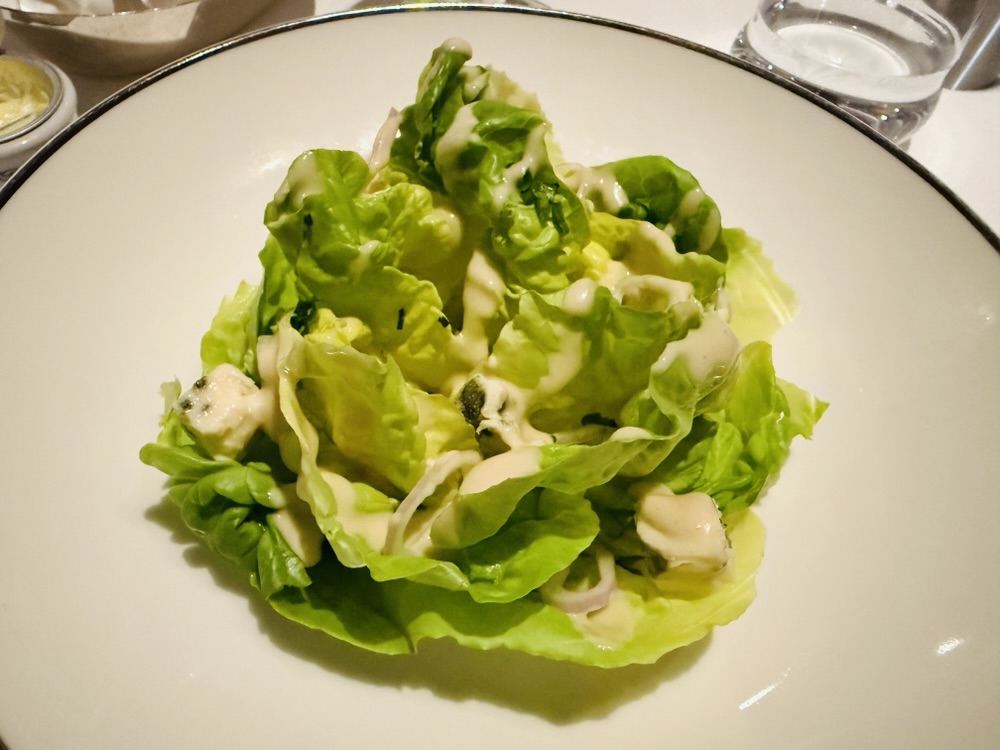 Cœur de laitue au Roquefort from Fil Rouge on Explora Journeys