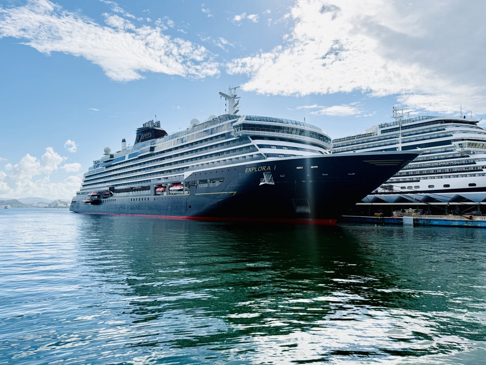Explora Journeys Explora I docked in San Juan on December 16, 2025