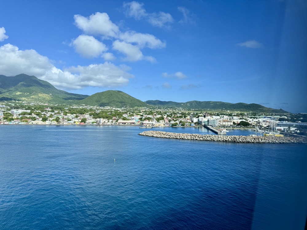 A view of St. Kitts from the ship