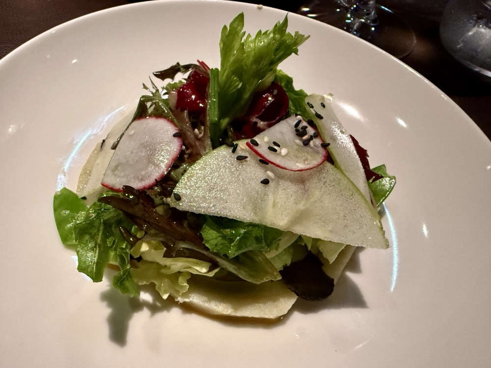 Salad from Marble & Company Grill on Explora Journeys