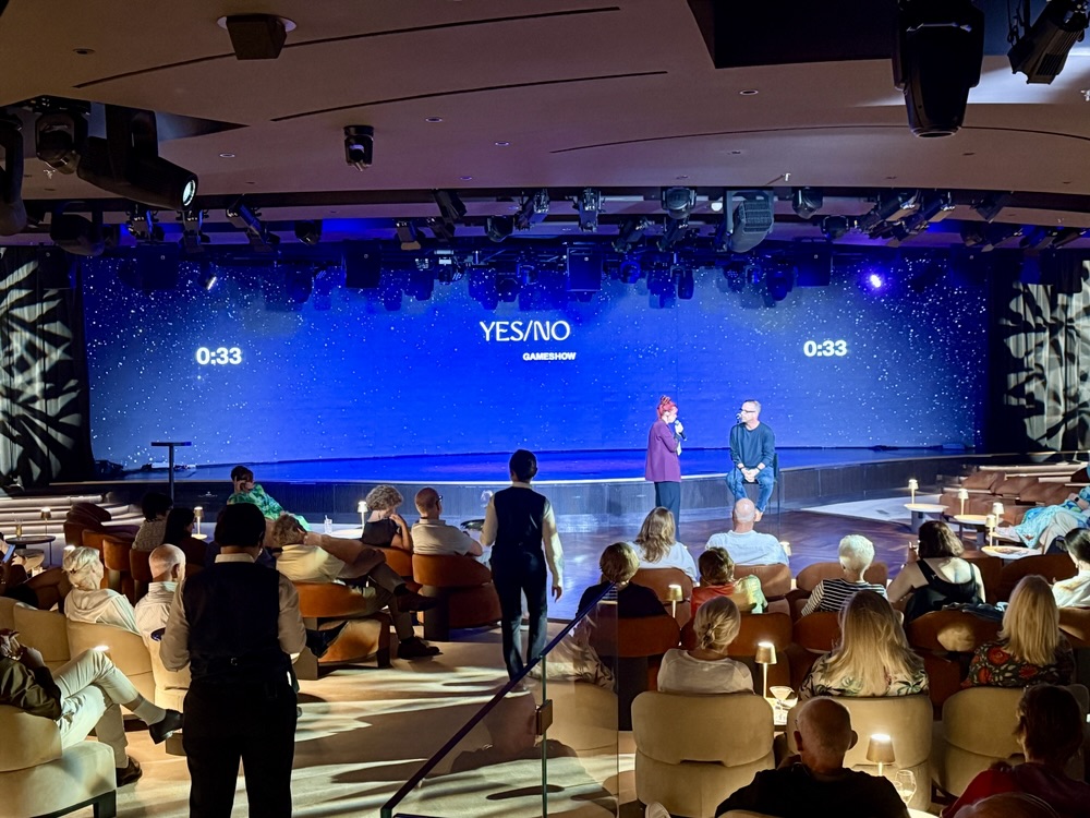 Yes/No being played on Explora Journeys