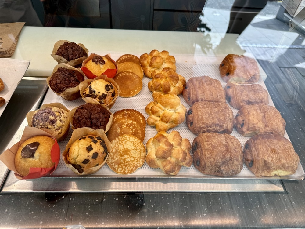 Pastries from one of the bakeries in Les Trois-Îlets 