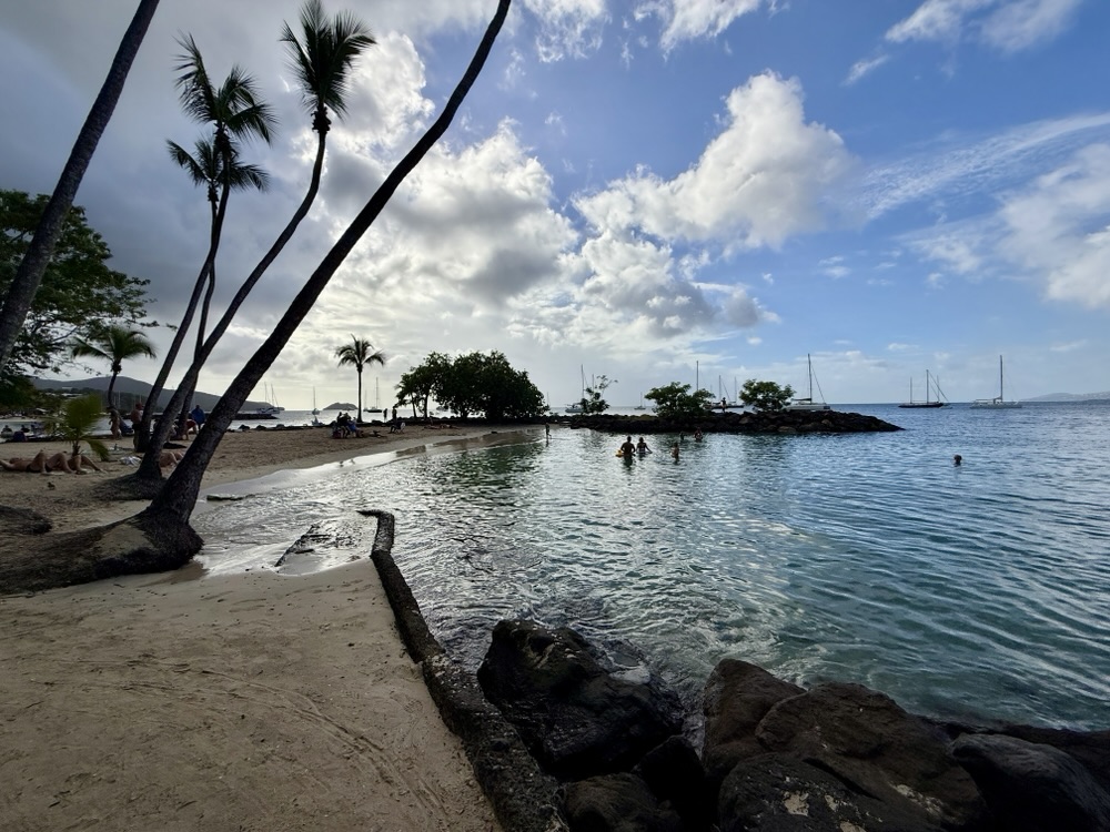 Beach in Les Trois-Îlets