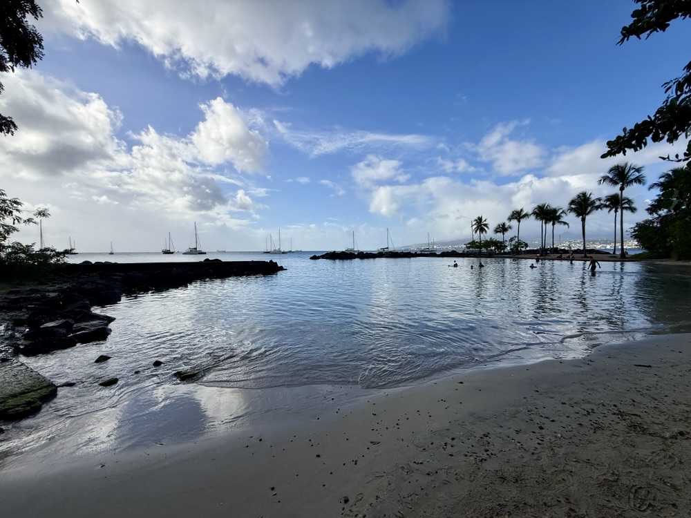 Beach in Les Trois-Îlets 