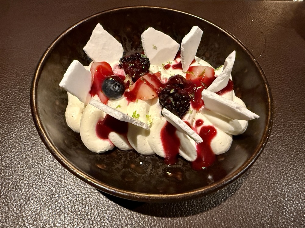 Eton Mess from Marble & Company Grill on Explora Journeys