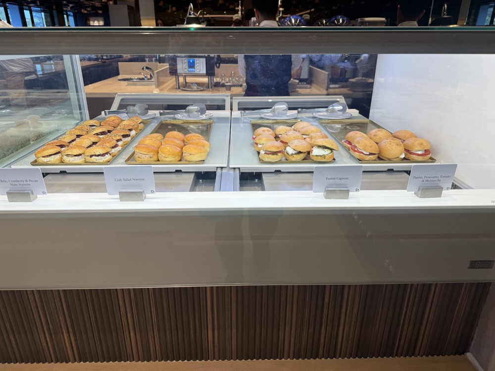 Paninis from Crema Cafe on Explora Journeys