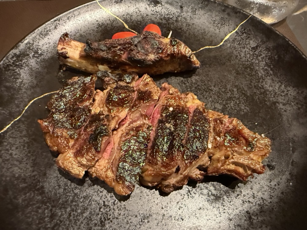 Grilled Prime Rib from Marble & Company Grill on Explora Journeys
