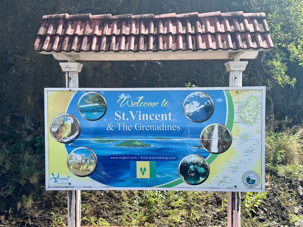 The cruise terminal in Kingstown, St Vincent and the Grenadines