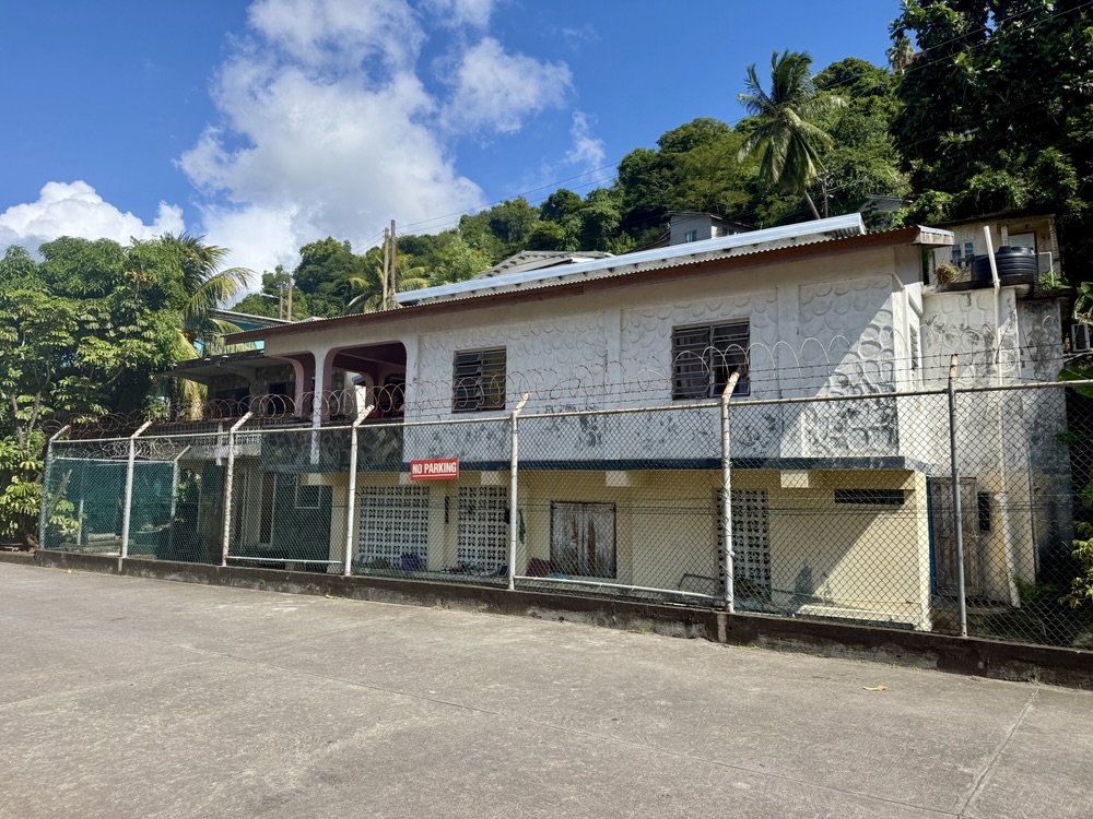 The cruise terminal in Kingstown, St Vincent and the Grenadines