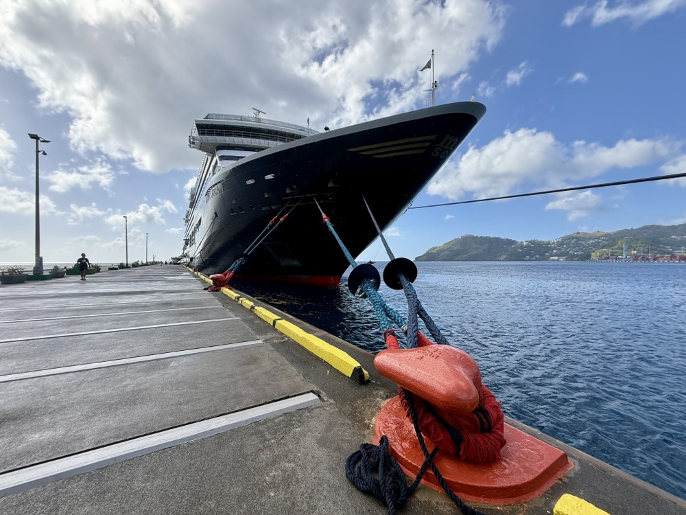 Explora I docked in Kingstown, St Vincent and the Grenadines on December 20, 2025