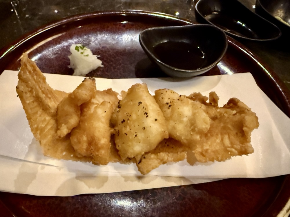 Fried Dover sole from Sakura on Explora Journeys