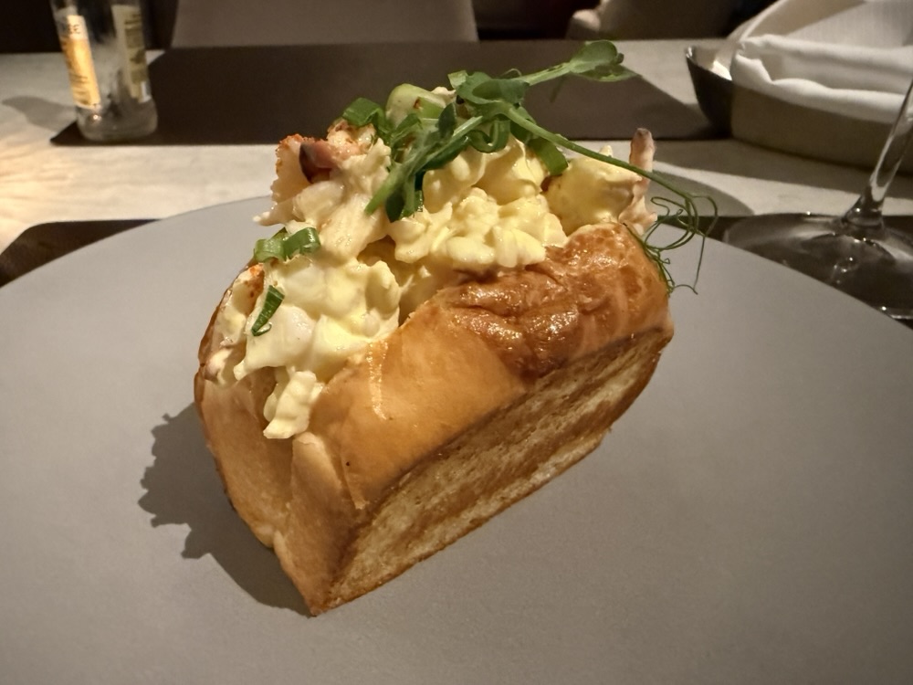 Lobster brioche from Marble and Company Grill on Explora Journeys