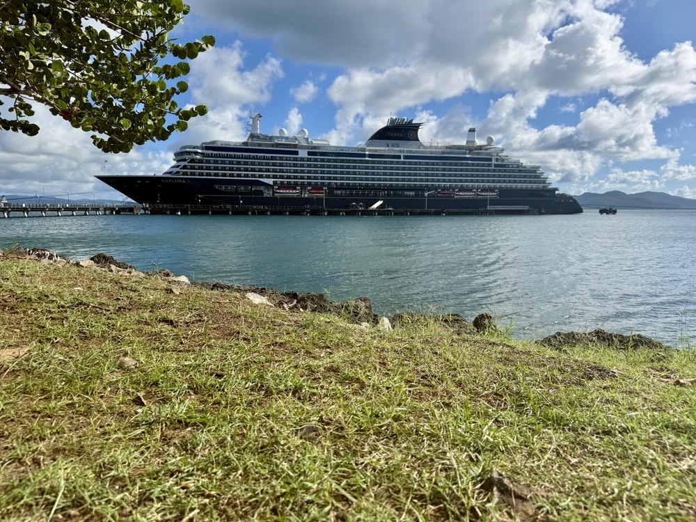 Explora I docked in Fort-De-France on December 23, 2025