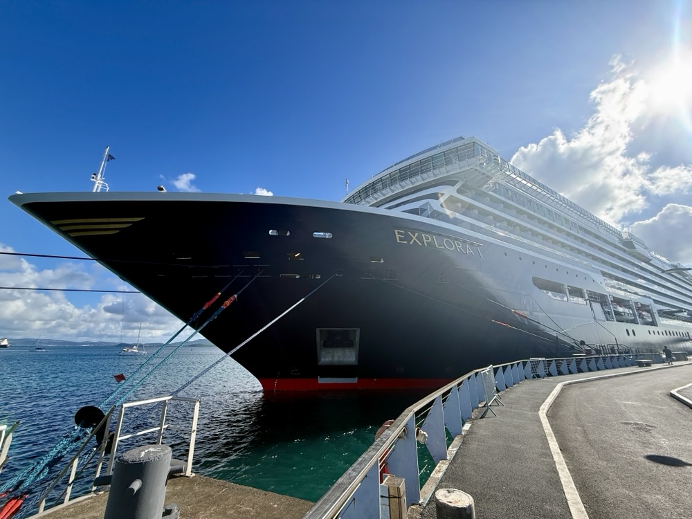Explora I docked in Fort-de-France on December 23, 2025