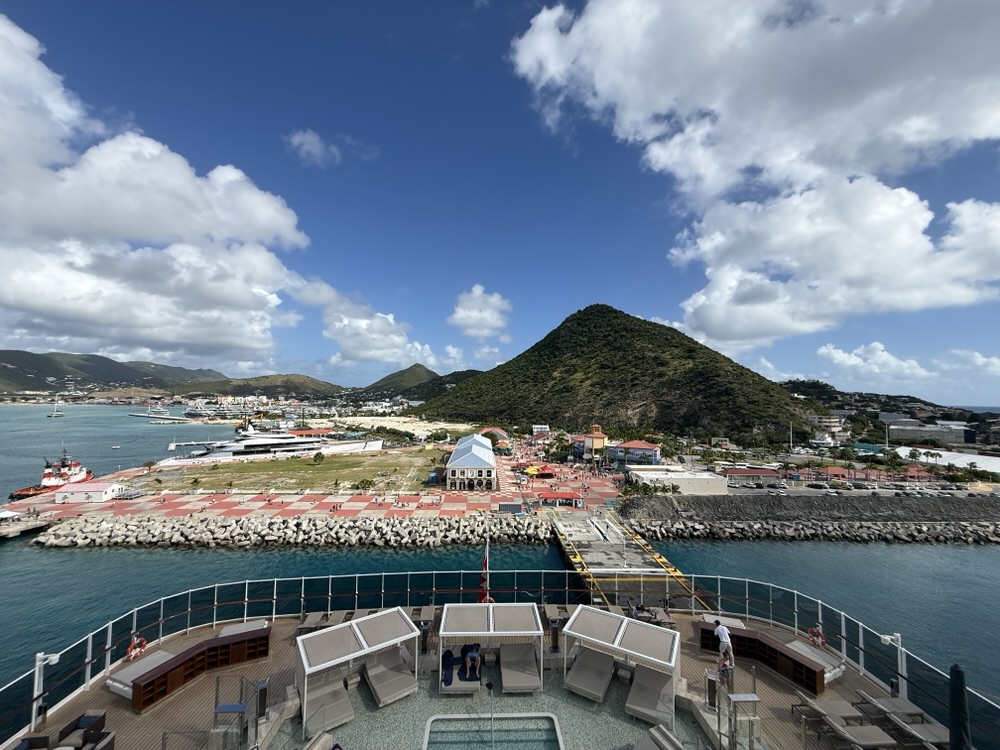 Port of St Maarten as viewed from the ship