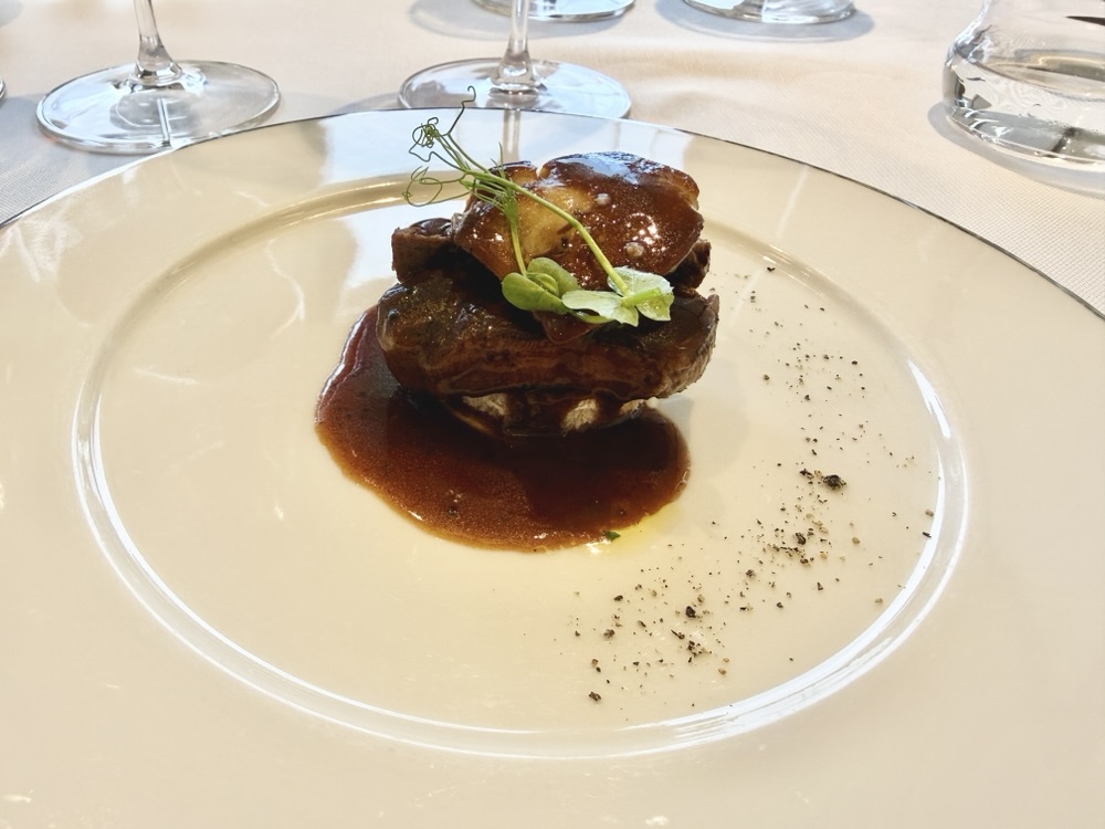 Beef Rossini from Anthology on Explora Journeys