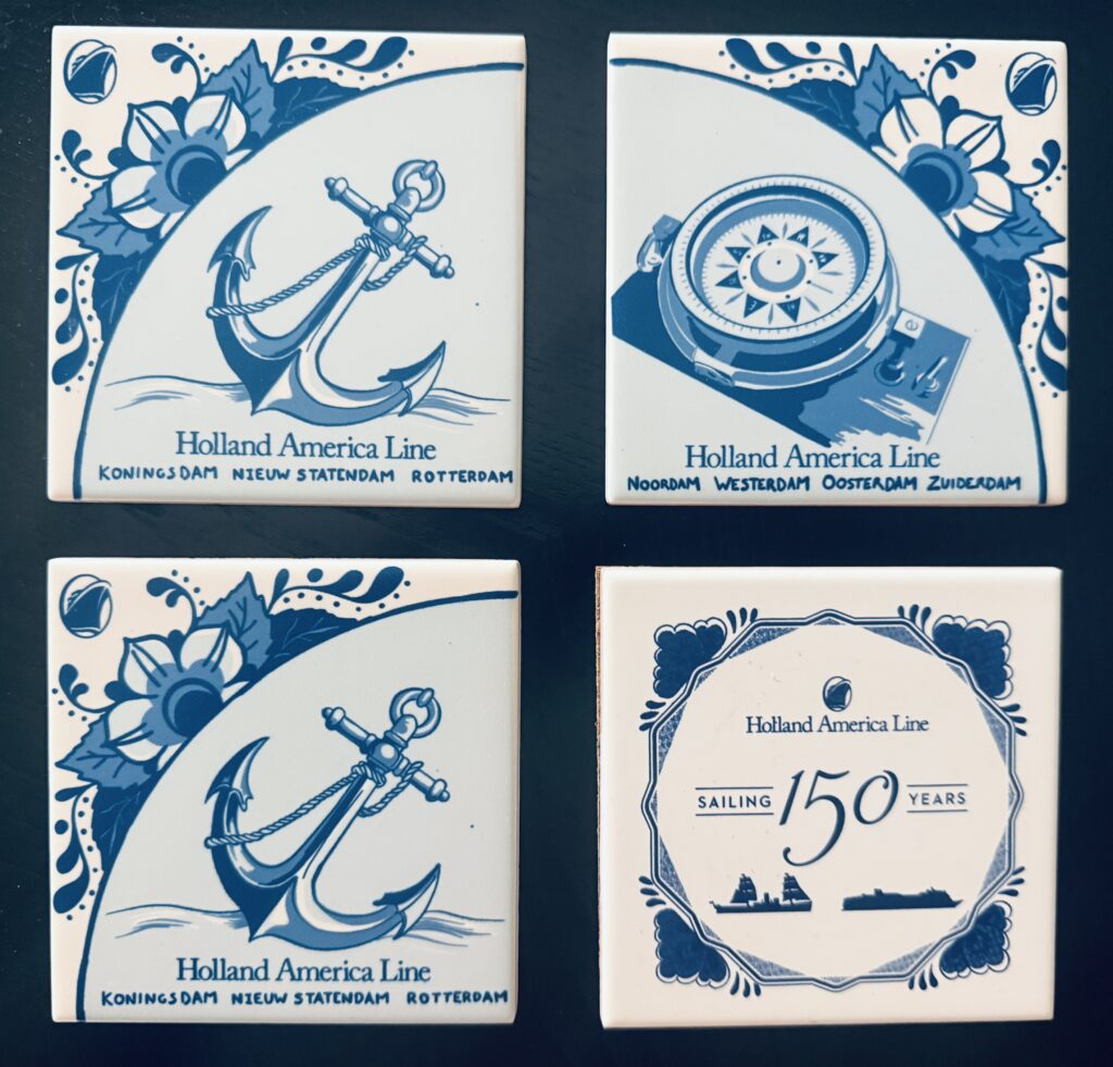 Holland America Line collectible tiles