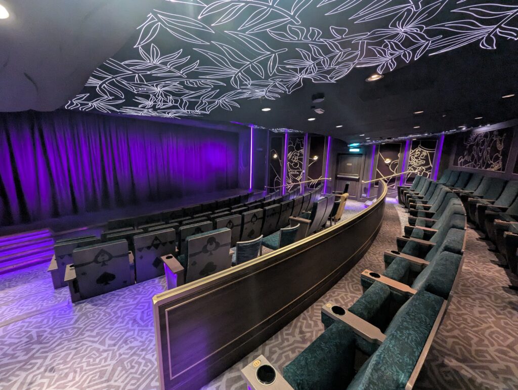 Wonderland Theater on the Disney Treasure