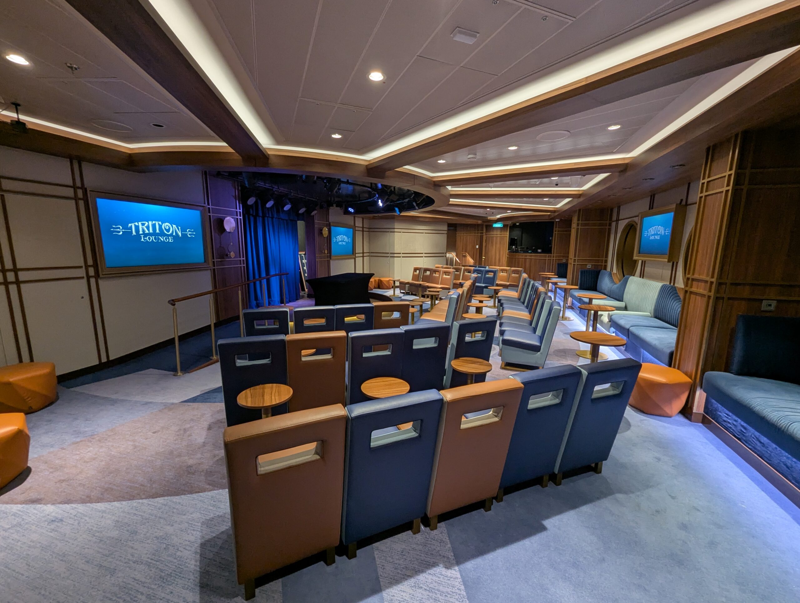 Triton Lounge on the Disney Treasure