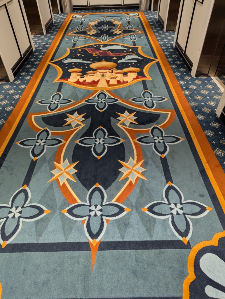 Afr Elevator Theming on the Disney Treasure