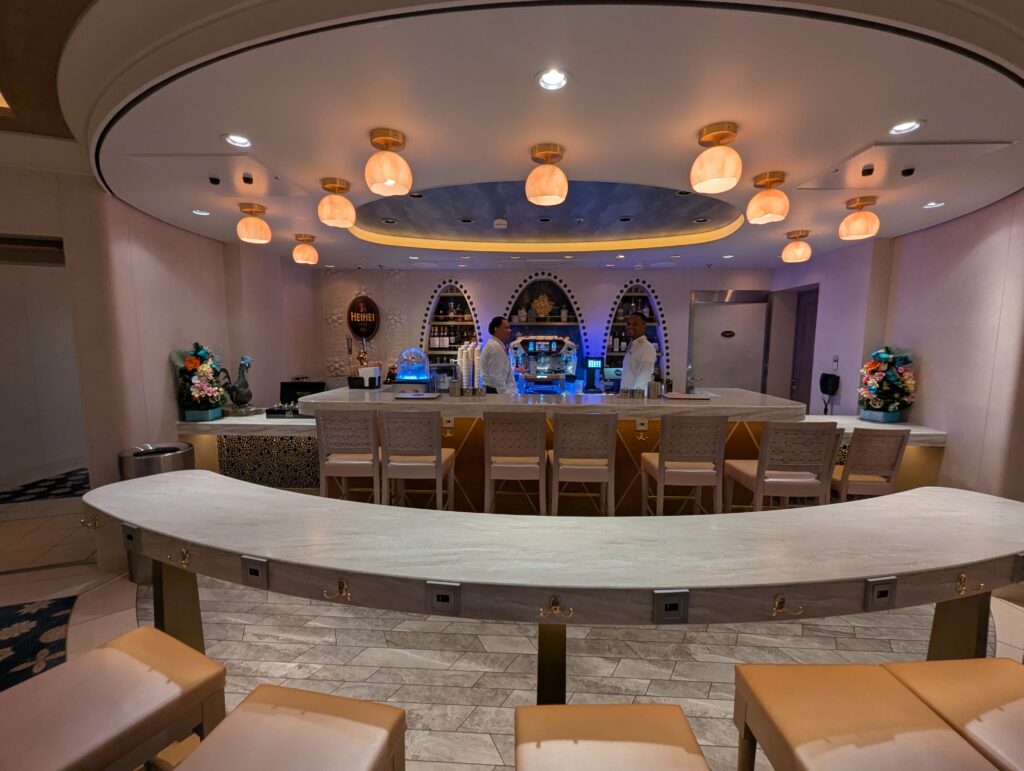 Hei Hei Cafe on the Disney Treasure