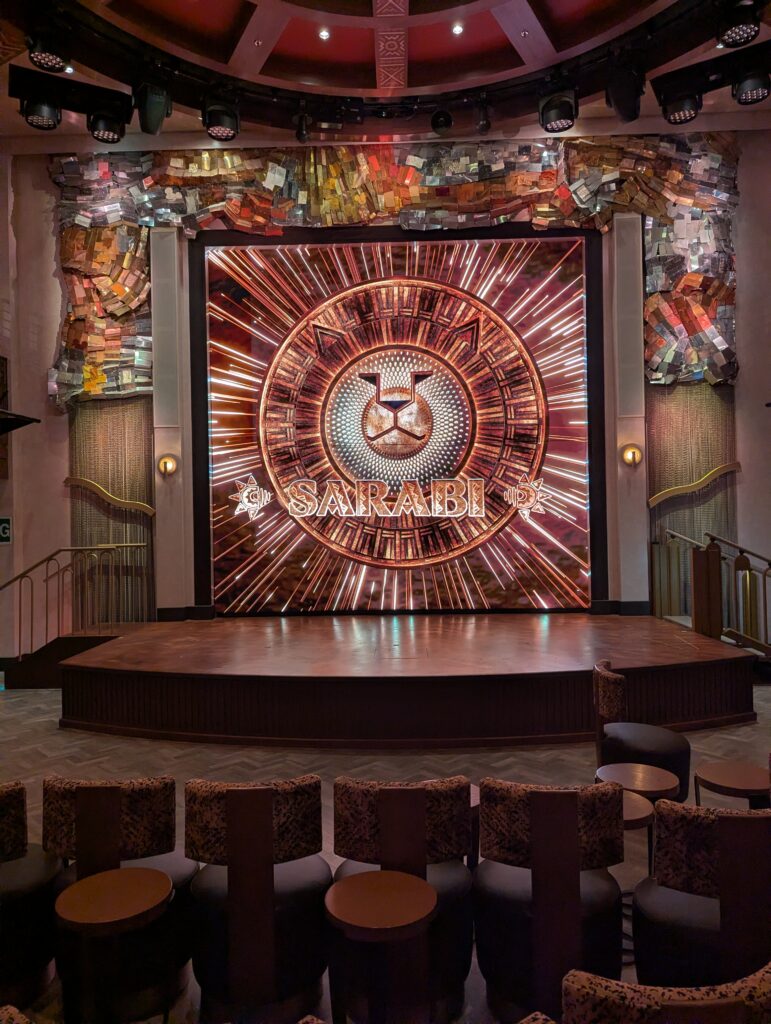 Sarabi Theater on the Disney Treasure