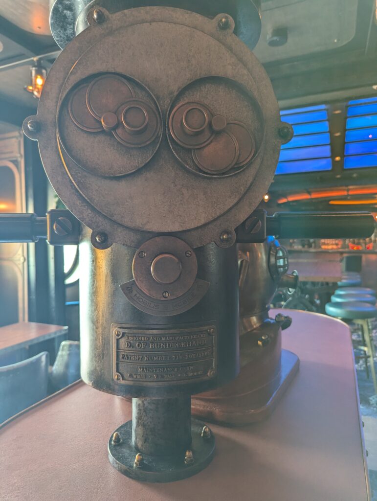 Periscope Pub on the Disney Treasure