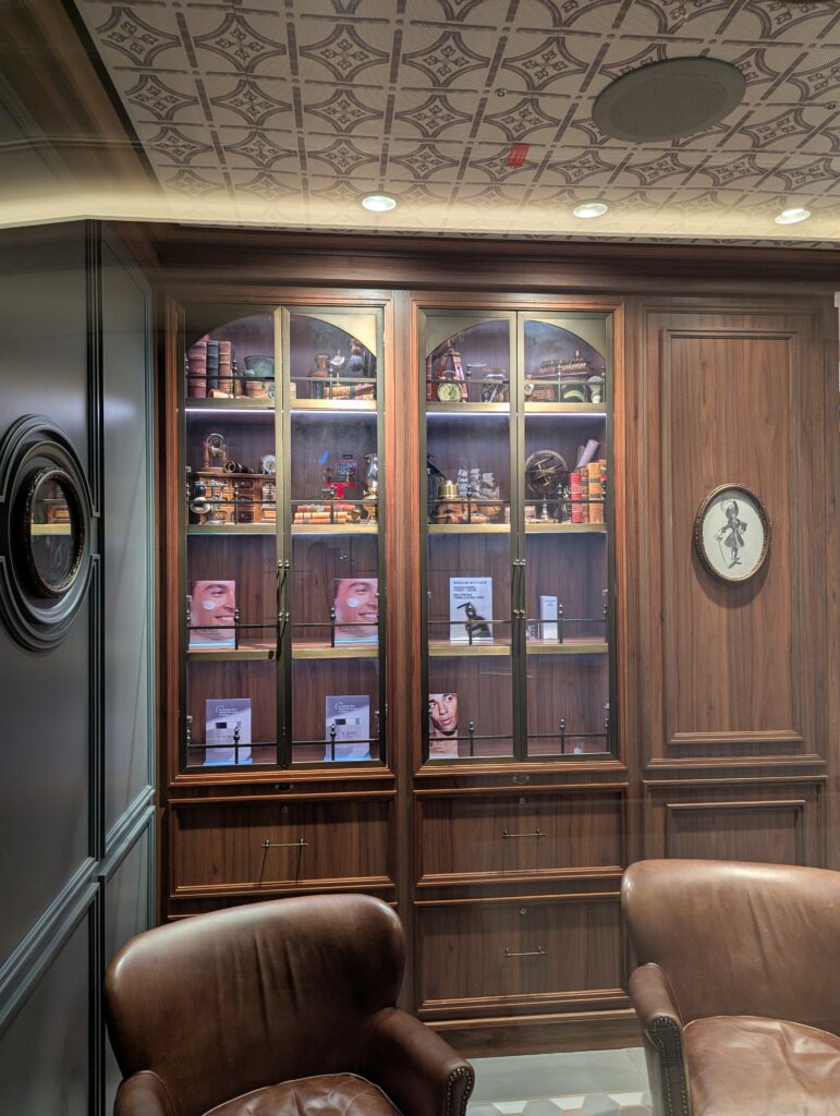 Hook's Barbery on the Disney Treasure