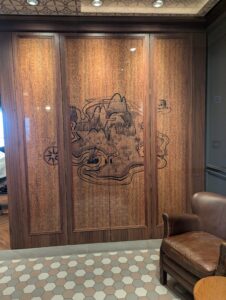 Hook's Barbery on the Disney Treasure