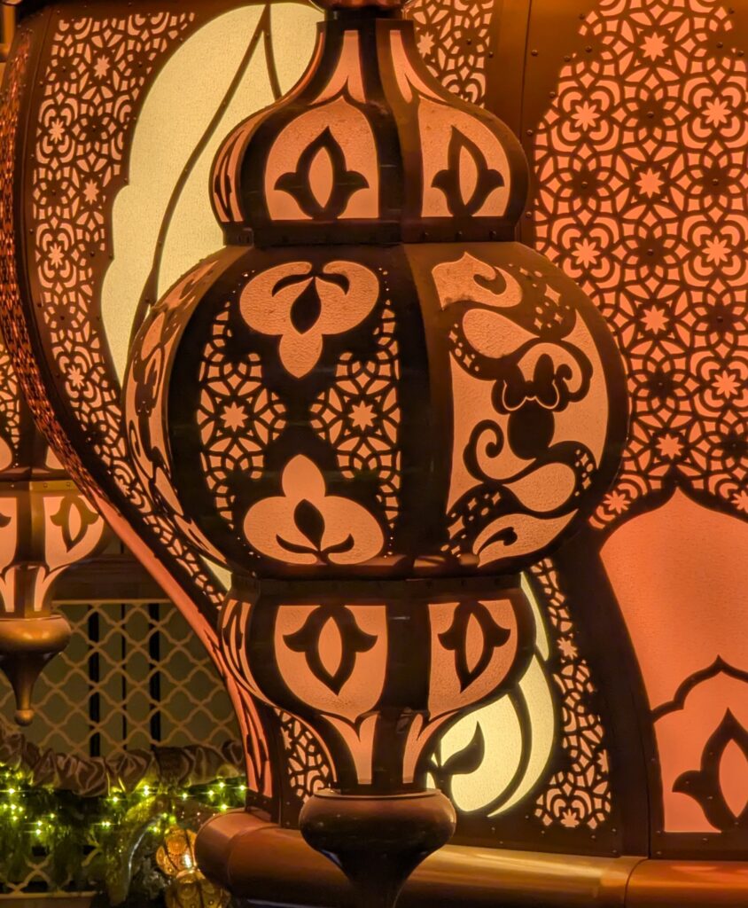 Minnie Lantern the Grand Hall on the Disney Treasure