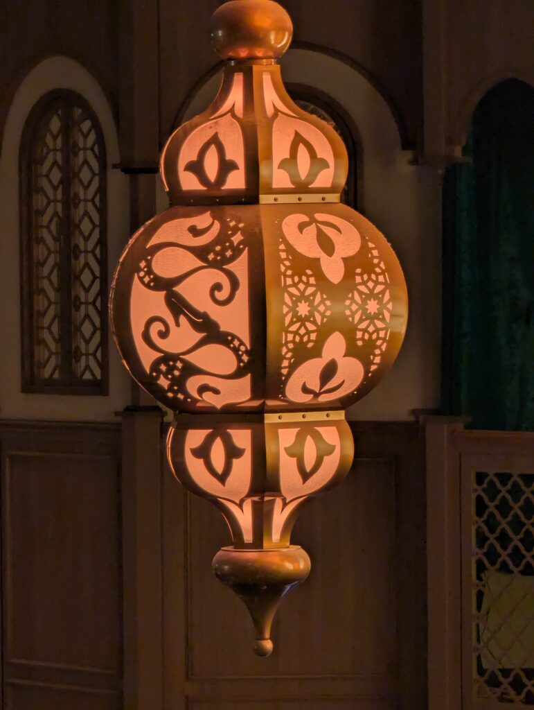 Cinderella Lantern the Grand Hall on the Disney Treasure