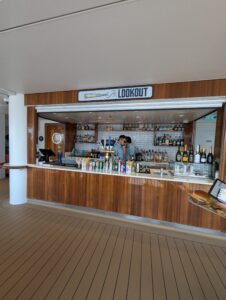 The Lookout on the Disney Treasure