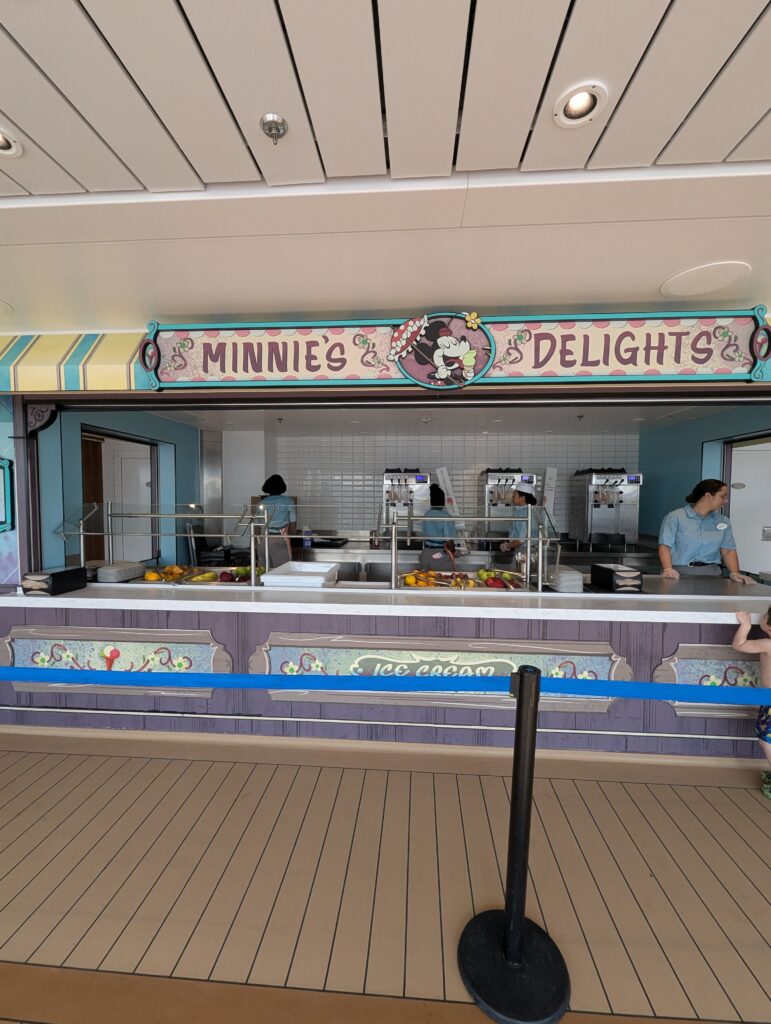 Minnie's Delights on the Disney Treasure