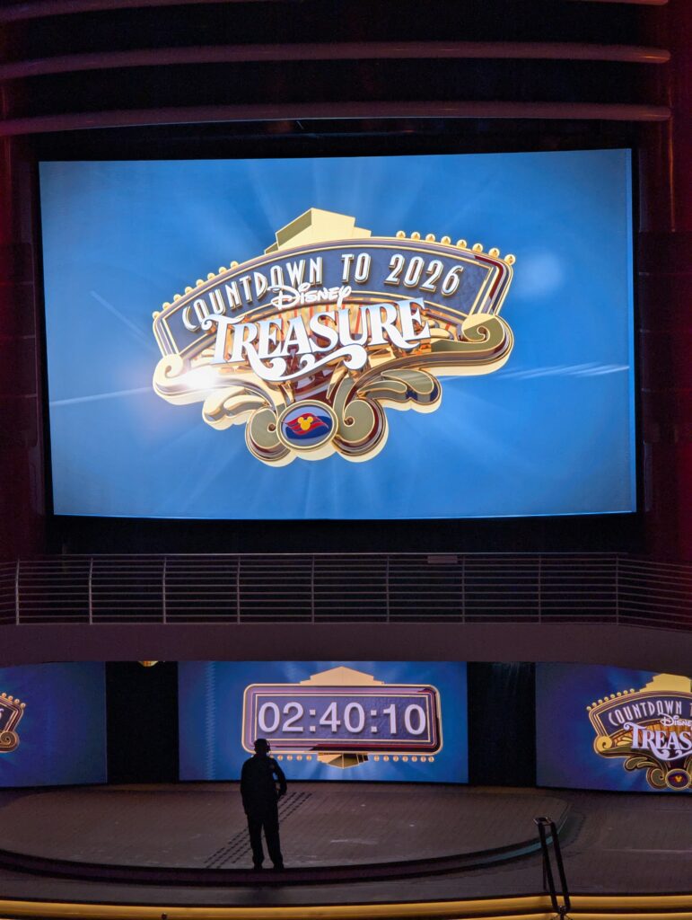 NYE Deck Party on the Disney Treasure