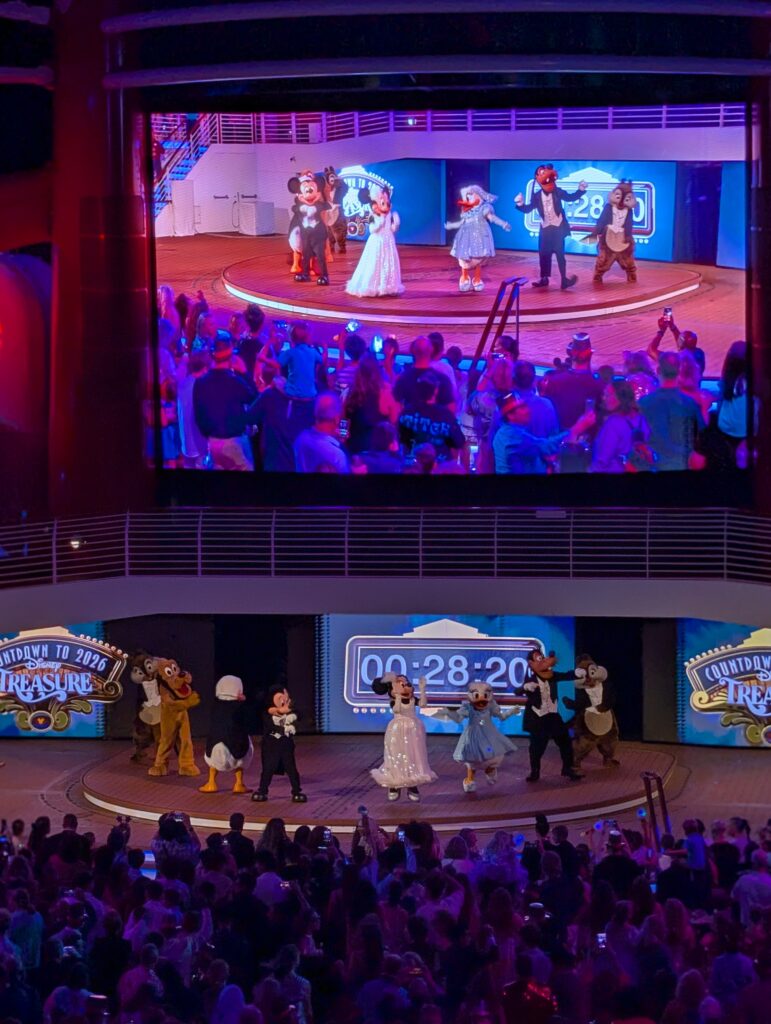 NYE Deck Party on the Disney Treasure