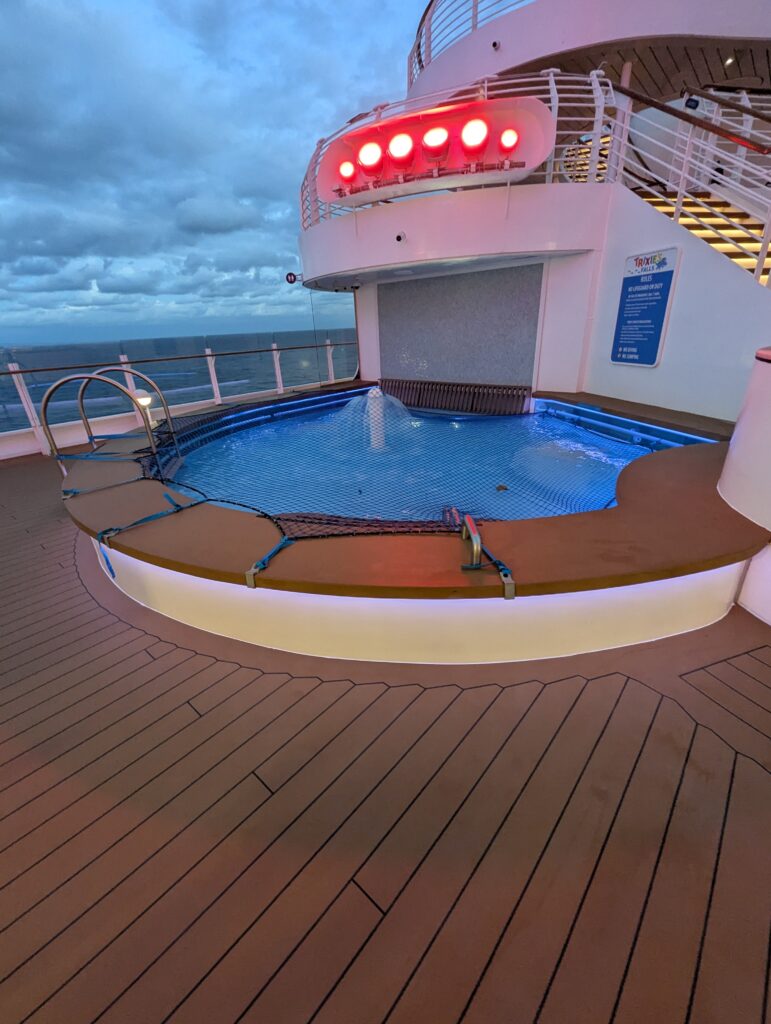 Goofy's Pool on the Disney Treasure