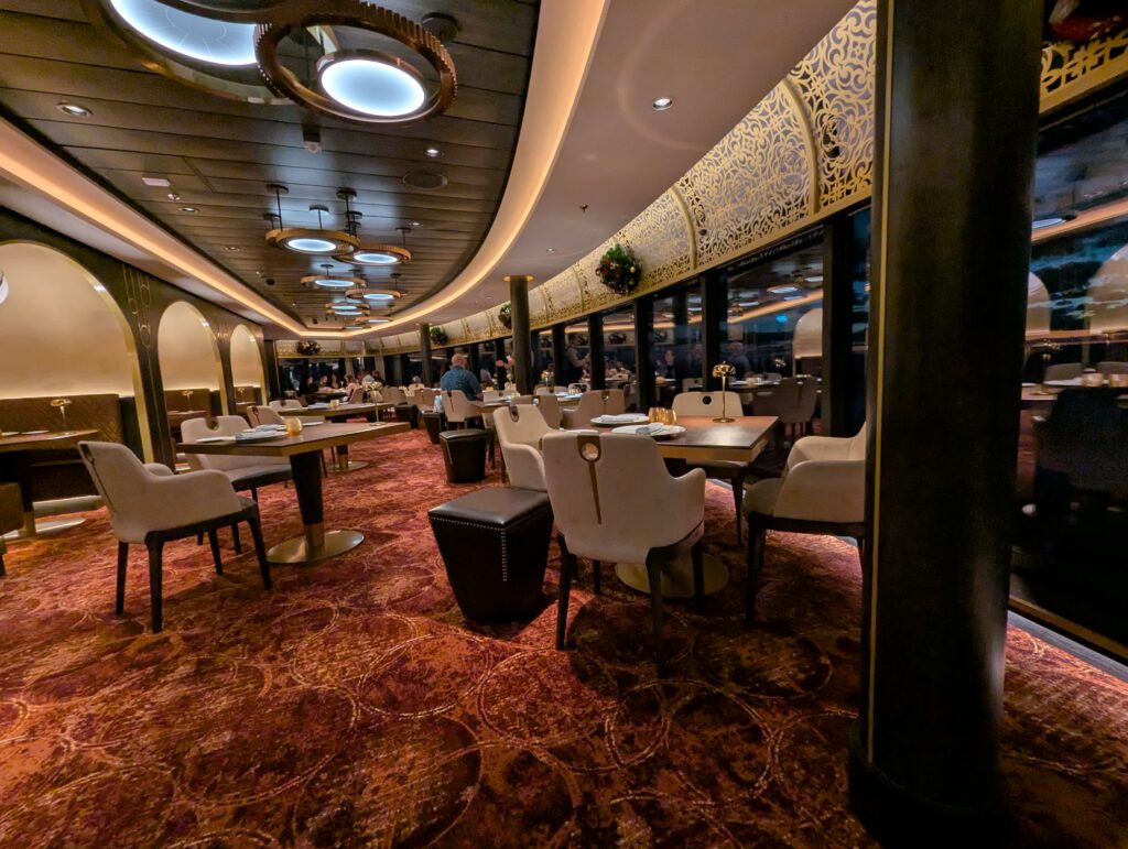 Palo Steakhouse on the Disney Treasure