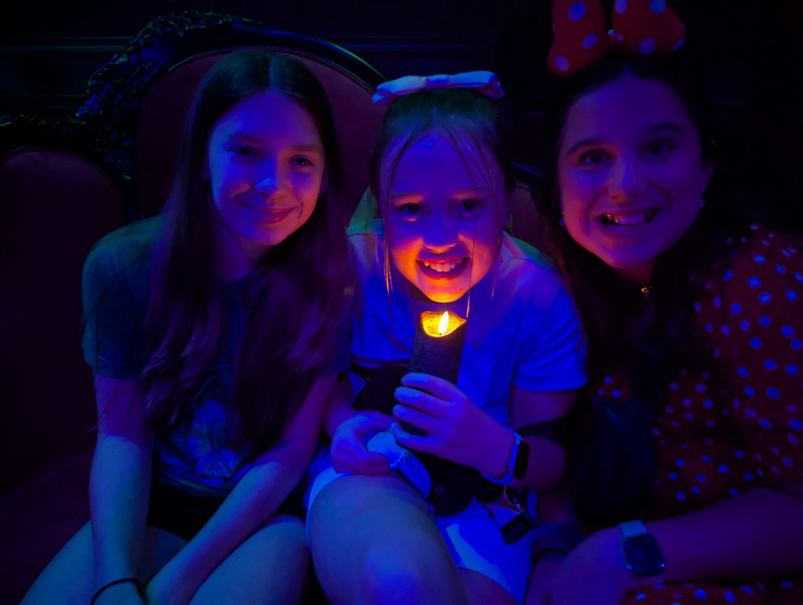 The spookiest residents of the Haunted Mansion Parlor on the Disney Treasure