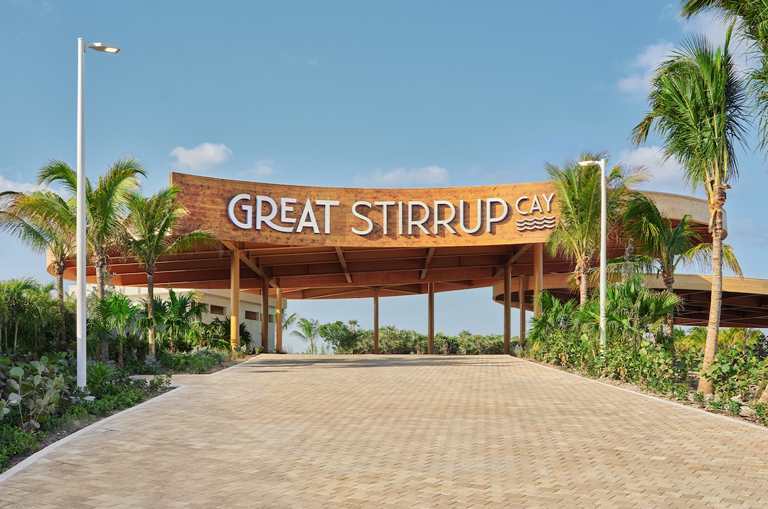 The new Welcome Center at Great Stirrup Cay