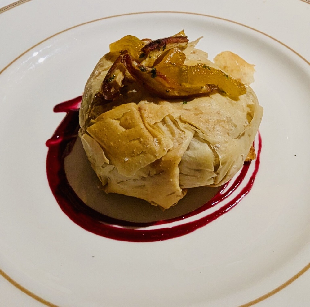 Kingswell Duck Confit Pastilla from 1923 on the Disney Treasure