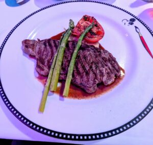 Grilled Strip Loin from Animator's Palate on the Disney Magic