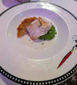 Pan-Seared Halibut from Animator's Palate on the Disney Magic