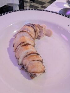 Warm water lobster tail from Marvel Day at Sea on the Disney Magic