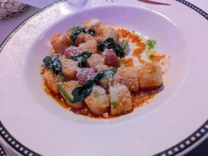 Ricotta Gnocchi from Marvel Day at Sea on the Disney Magic