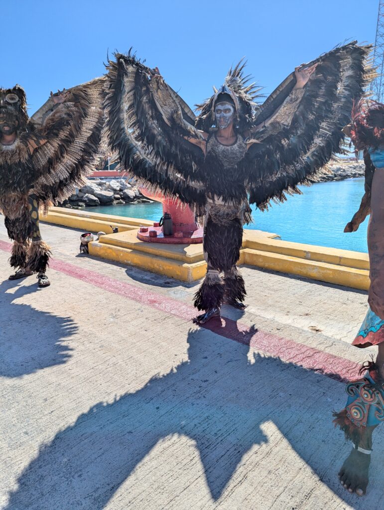 Cultural Greeting at Progresso Mexico