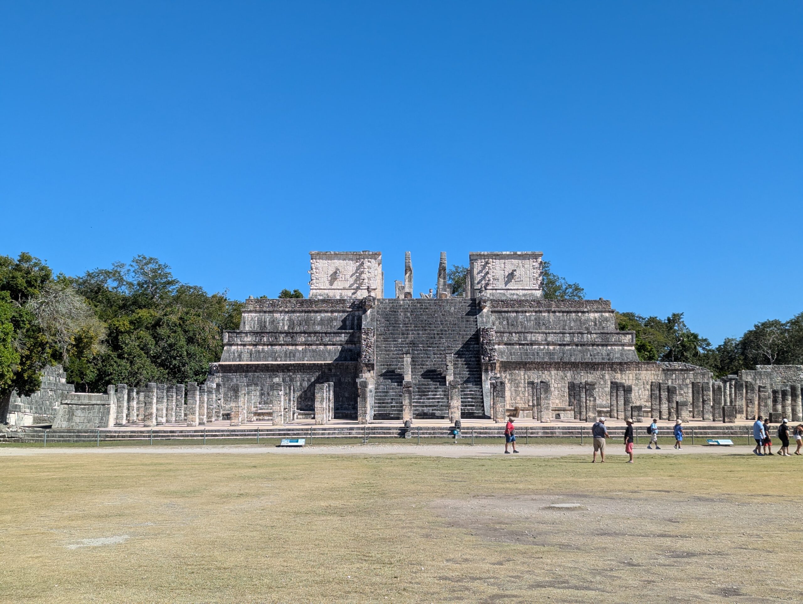 Temple of the Warriors at Chichén-Itzá.
