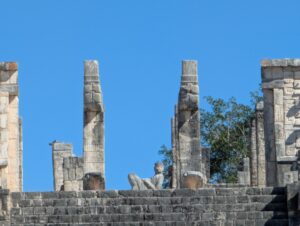 Temple of the Warriors at Chichén-Itzá.