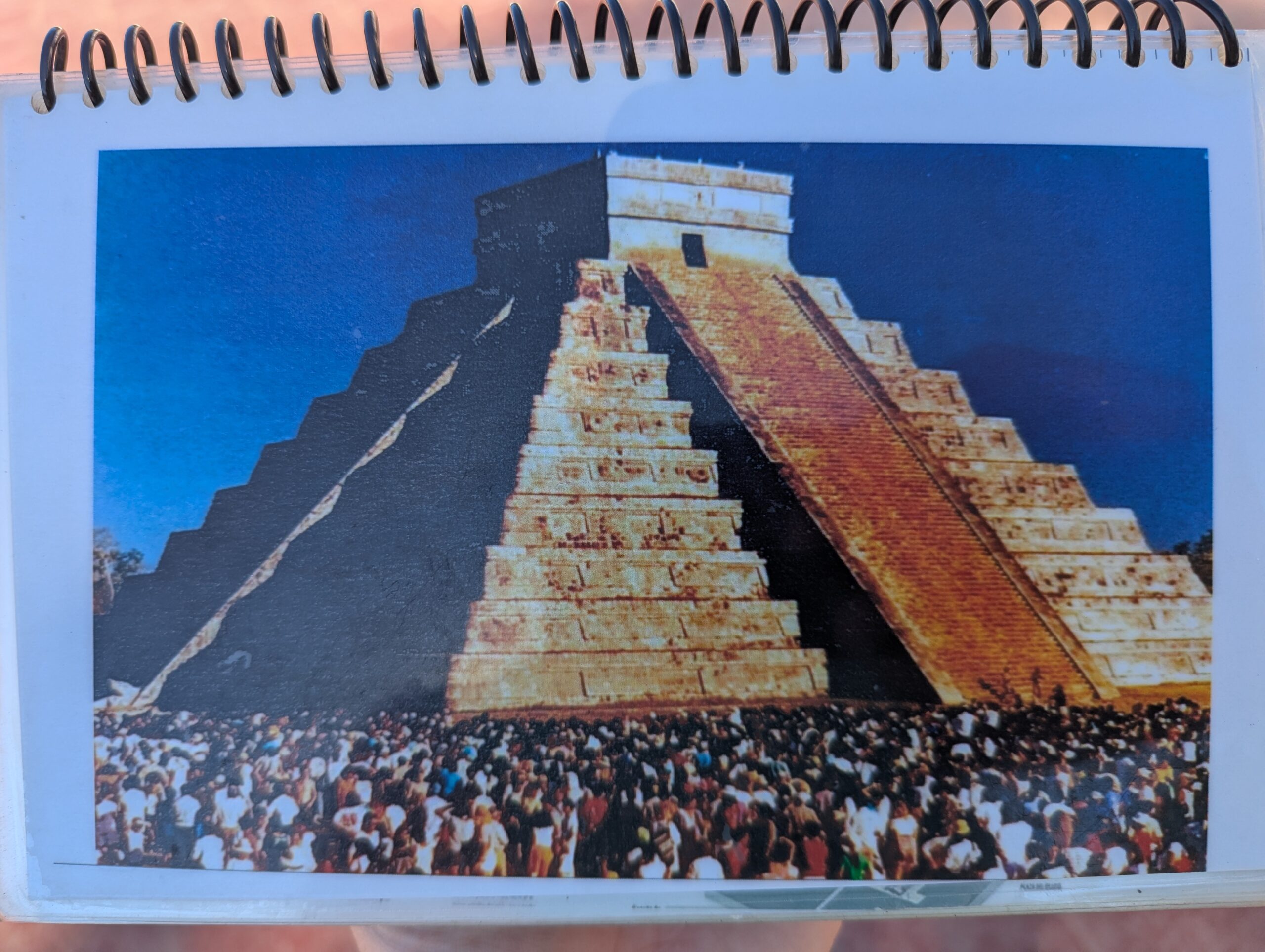 Temple of Kukulcan during the spring equinox