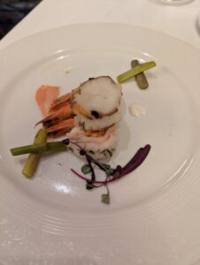 Iced Lobster and Shrimp from Lumiere's on the Disney Magic